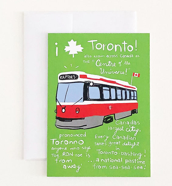 I [Love] Toronto Greeting Card