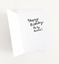 Load image into Gallery viewer, Raccoon Birthday Card