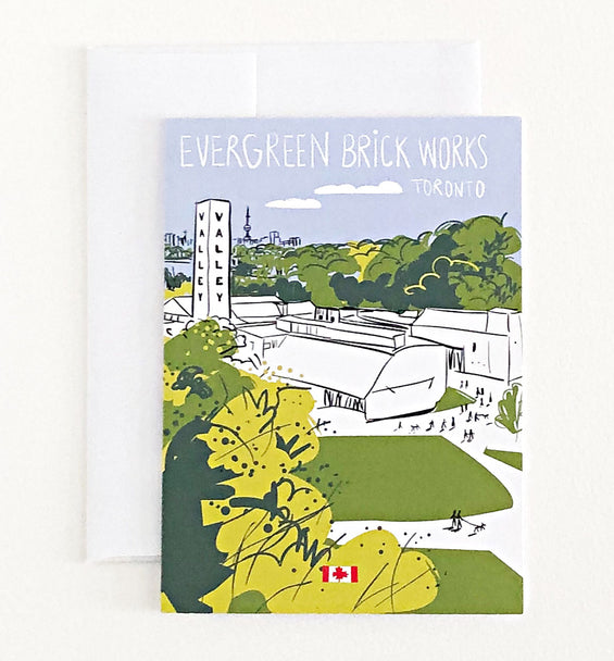 Evergreen Brick Works Toronto Greeting Card