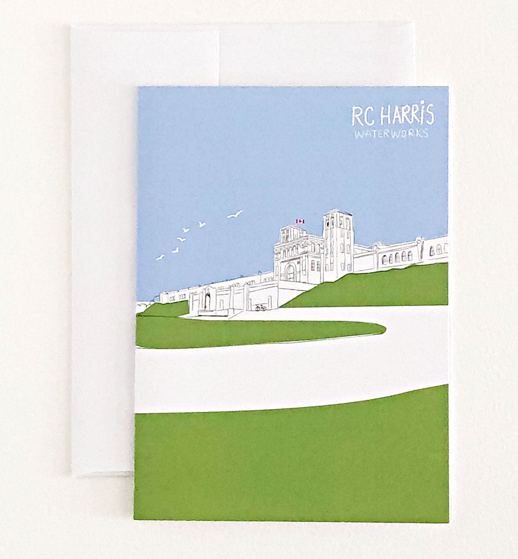 R.C. Harris Waterworks Greeting Card