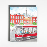 Spadina Streetcar Greeting Card