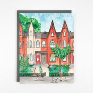 Cabbagetown Greeting Card
