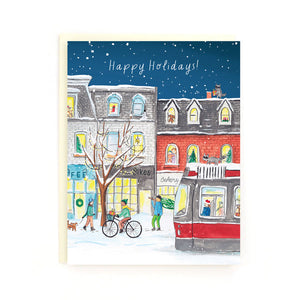 Queen West Holiday Greeting Card