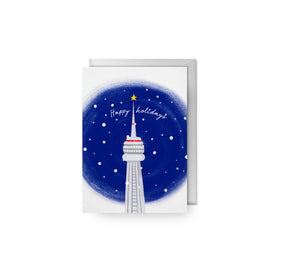 CN Tower Happy Holidays Card