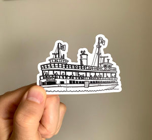 Toronto Island Ferry Sticker