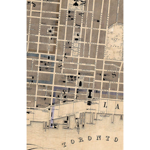 Vintage Toronto Map Notebook