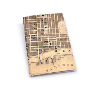Vintage Toronto Map Notebook