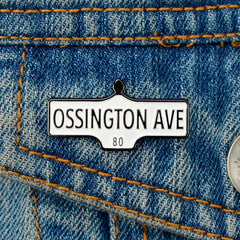 Ossington Street Sign Lapel Pin