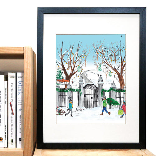 Festive Trinity Bellwoods Park Art Print