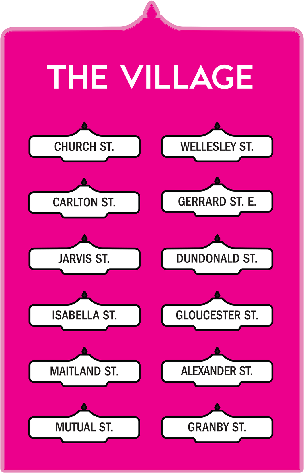 Toronto Neighbourhood Print: The Village