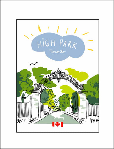 High Park Gate Toronto Print