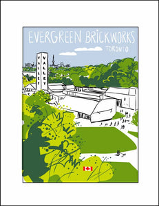 Evergreen Brickworks Toronto Print