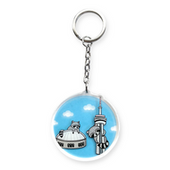 Raccoon Toronto Keychain