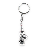 CN Tower Raccoon Keychain