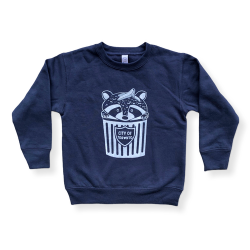 Kids Trash Can Raccoon Sweatshirt