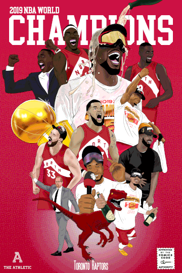 2019 NBA Champs Toronto Raptors Print
