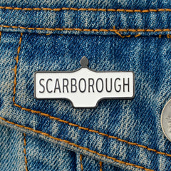 Scarborough Street Sign Lapel Pin