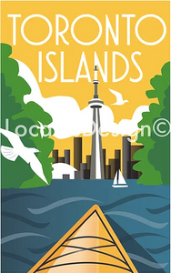 Toronto Islands Neighbourhood Print