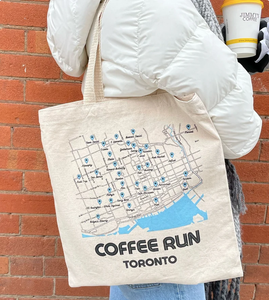 Coffee Run Toronto Tote Bag