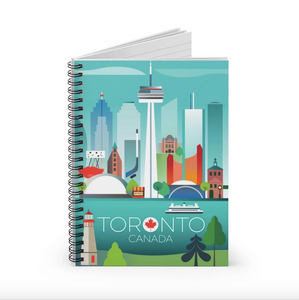 Toronto Skyline Spiral Notebook