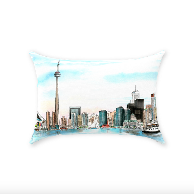 Toronto Skyline Pillow
