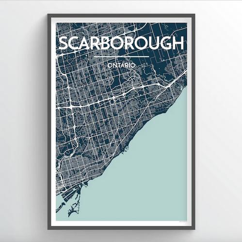 Scarborough Neighbourhood Map Print