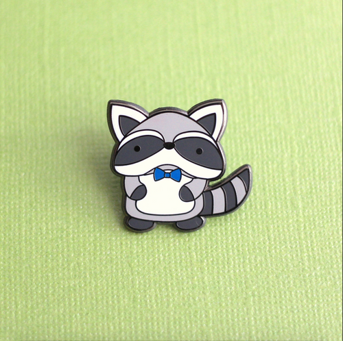 Cute Raccoon Enamel Pin