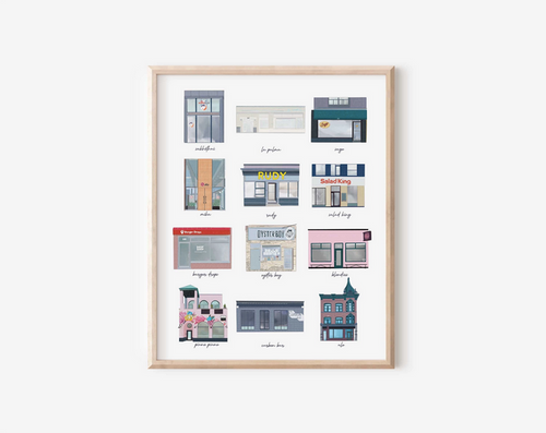 Toronto Restaurants Print