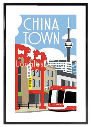 Toronto Chinatown Neighbourhood Print