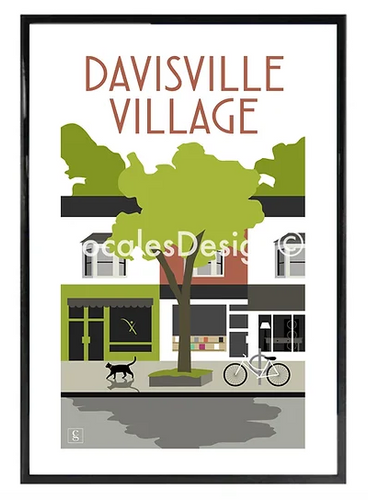 Toronto Davisville Village Neighbourhood Print