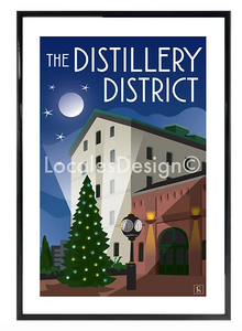 Toronto Distillery District Neighbourhood Print