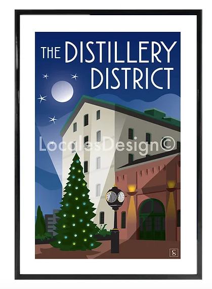 Toronto Distillery District Neighbourhood Print