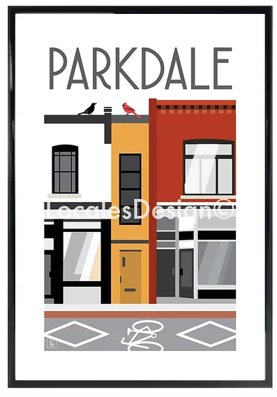 Toronto Parkdale Neighbourhood Print