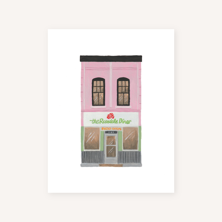 Rosedale Diner Art Print