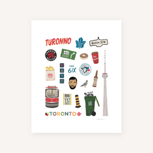 "Toronto Essentials" Art Print