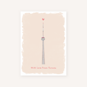 "With Love From Toronto" Greeting Card
