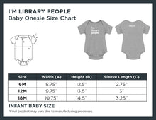 Load image into Gallery viewer, I&#39;m Library People Onesie