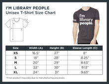 Load image into Gallery viewer, I&#39;m Library People Adult T-shirt