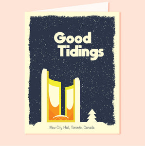 "Good Tidings" Toronto City Hall Greeting Card