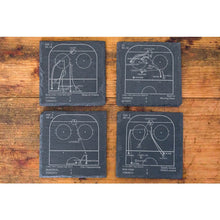 Load image into Gallery viewer, Greatest Maple Leafs Plays Slate Coasters (set of 4)