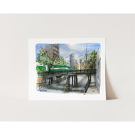 Go Train Art Print
