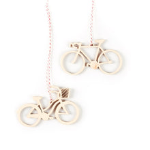 Load image into Gallery viewer, Cruiser and Road Bike Wooden Ornaments