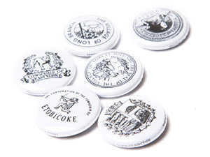 Toronto Town Buttons Set