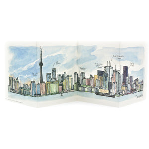 Skyline Accordion Card