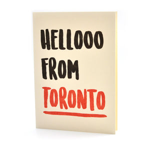 Hellooo From Toronto Greeting Card