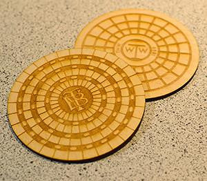 Toronto Sewer Cover Coasters