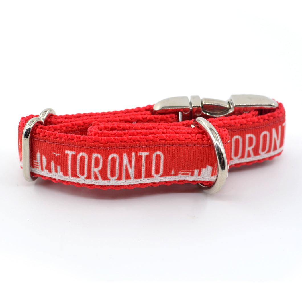 Toronto Dog Collars - Red