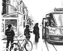 Load image into Gallery viewer, Roncesvalles Streetscape Art Print