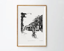 Load image into Gallery viewer, Queen Street West Streetscape Art Print