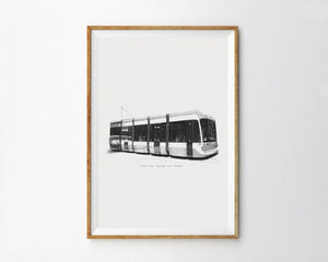TTC Flexity Outlook Streetcar Art Print